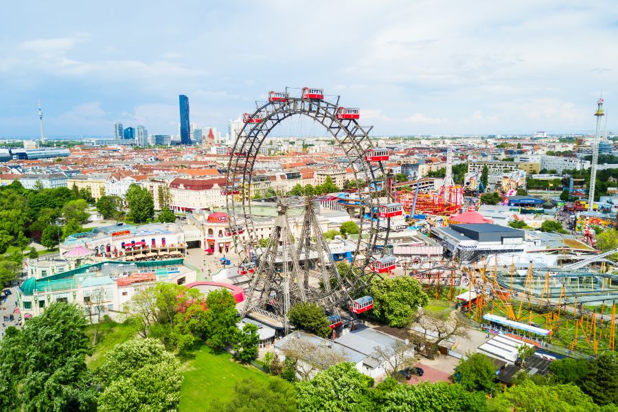 2 days in Vienna itinerary Prater Park Wheel