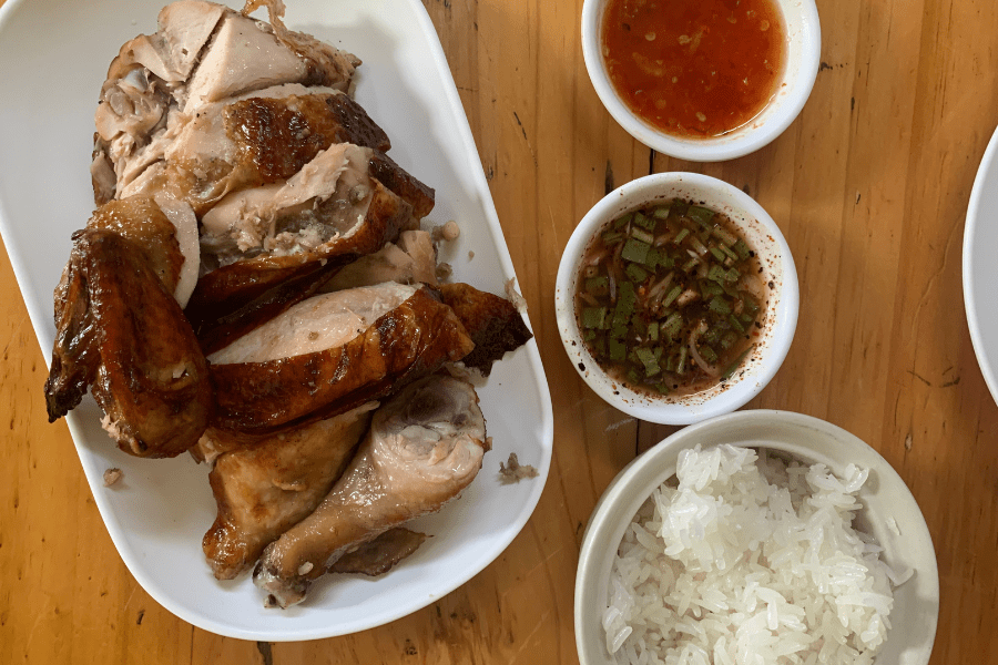 Best Chiang Mai restaurants SP Chicken with sauces