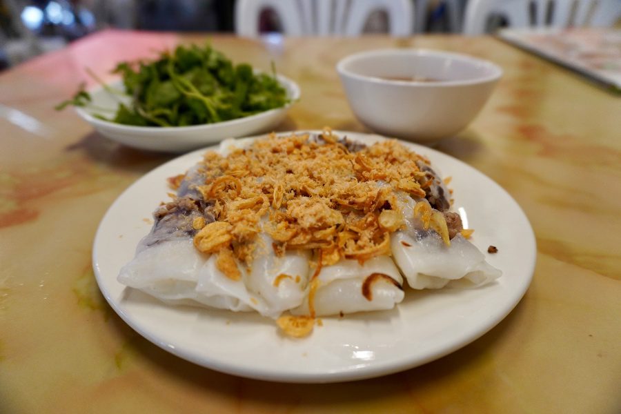 Best Hanoi restaurants Banh cuon dish