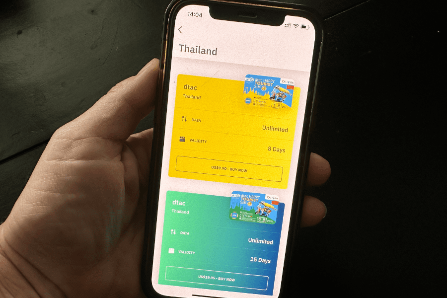 Best eSIM for Thailand