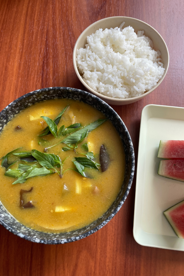 Bodhicitta Danang curry and rice