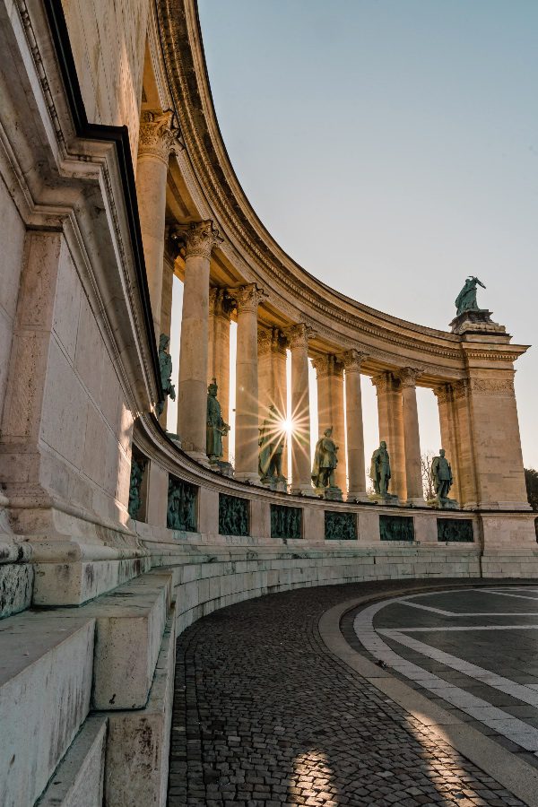 Budapest itinerary milenium monument