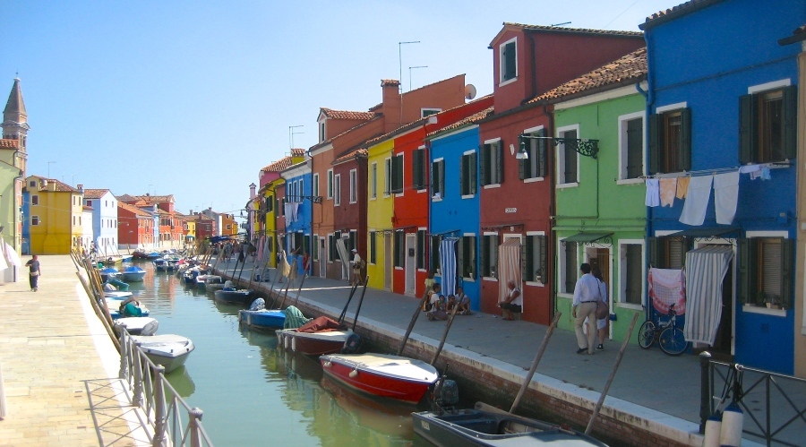 Colourful Cities in the World - Burano Island in Italy