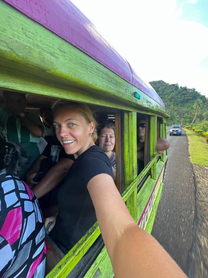 Bus in Samoa Marty