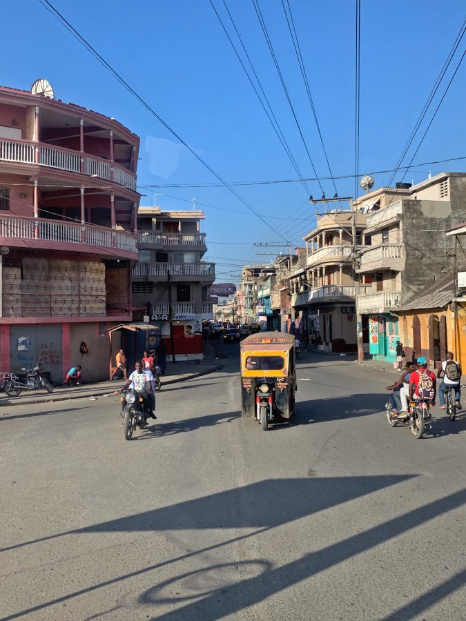 Cap Haitien downtown in Haiti 