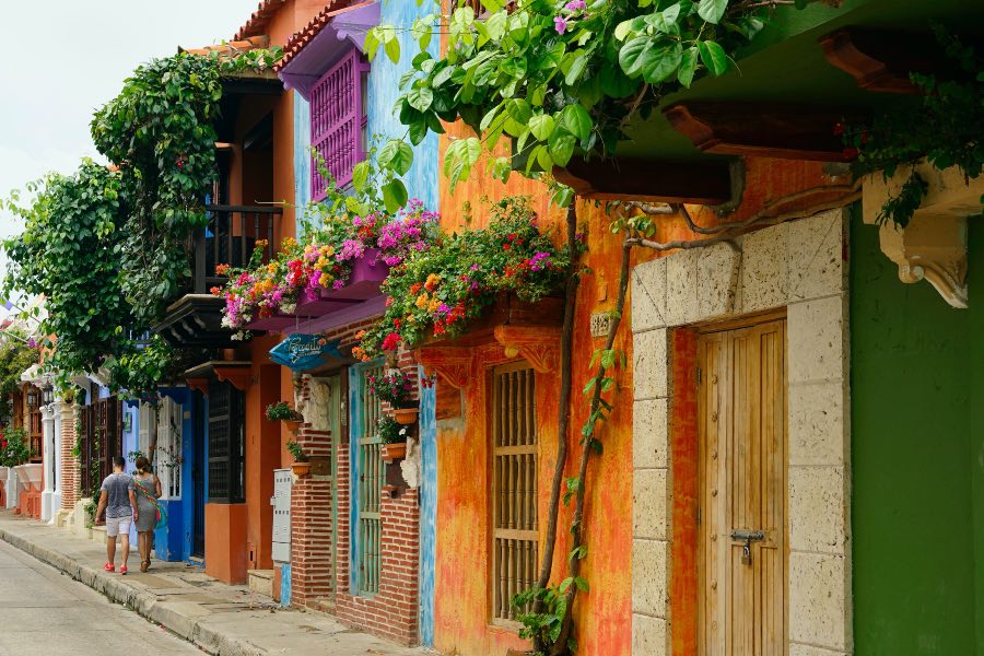Colombia colourful streets