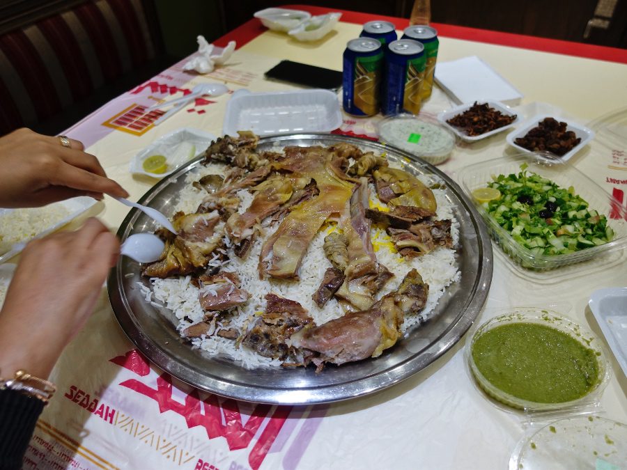 visit to Saudi Arabia Dinner in Saudi Arabia