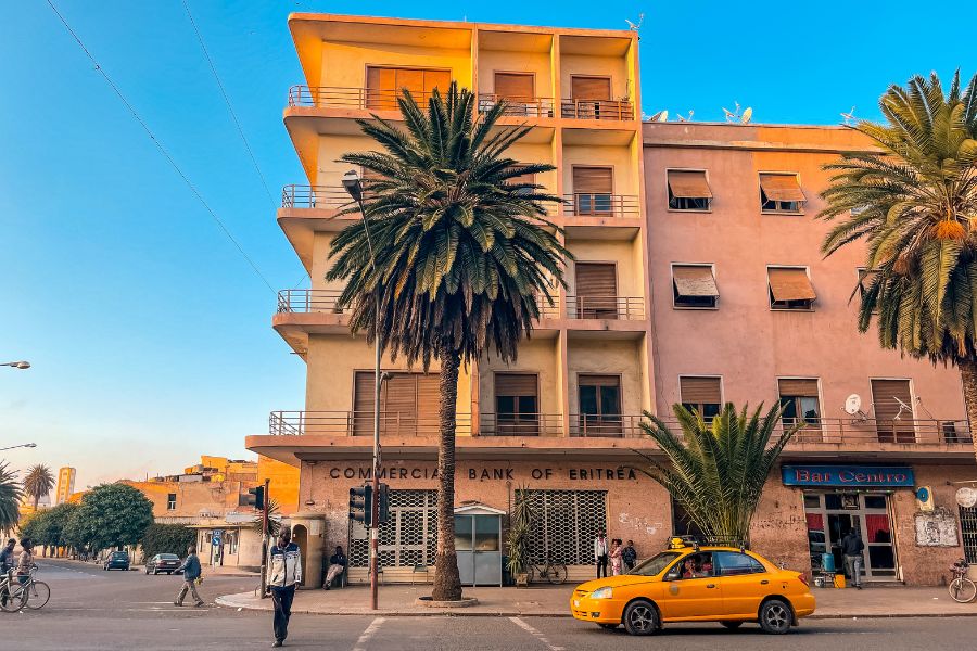 Eritrea Travel - Commercial Bank of Eritrea in Asmara