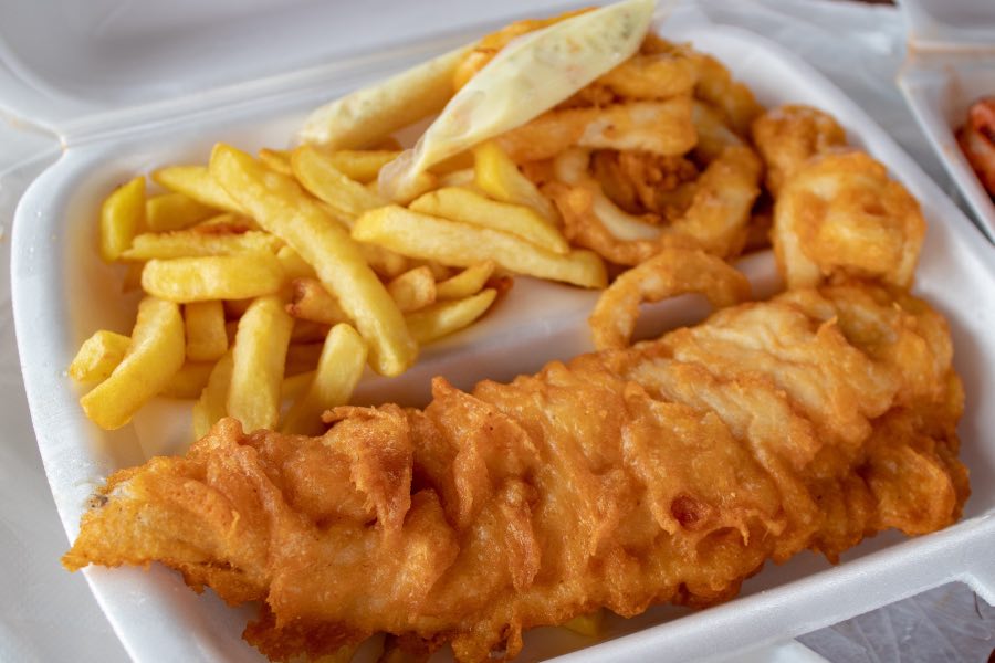 classic Australian foods fish and chips