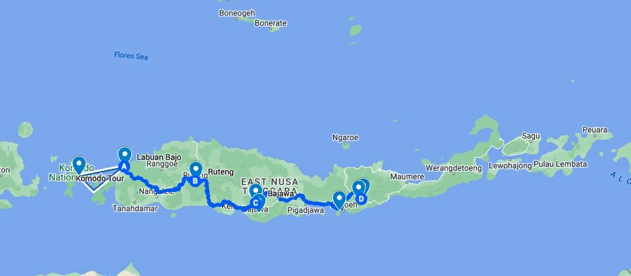 Flores Itinerary