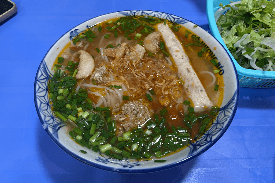 Food Tours In Hanoi - Bún riêu cua (minced crab)