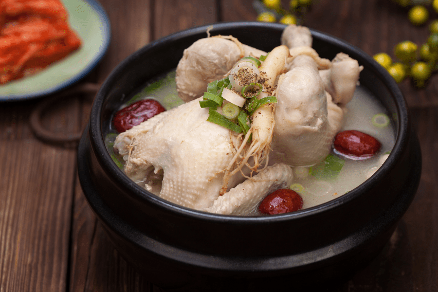 Food in North Korea Ginseng Chicken Soup