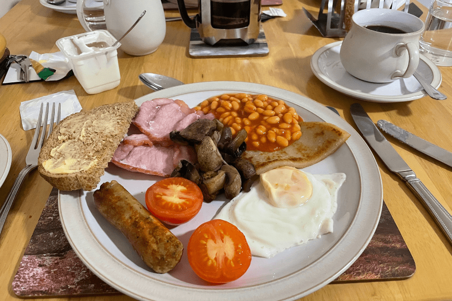 Food in Scotland Full Scottish breakfast
