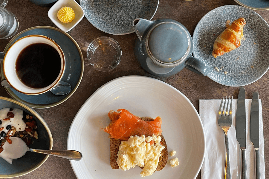 Food in Scotland Smoked Salmon for breakfast