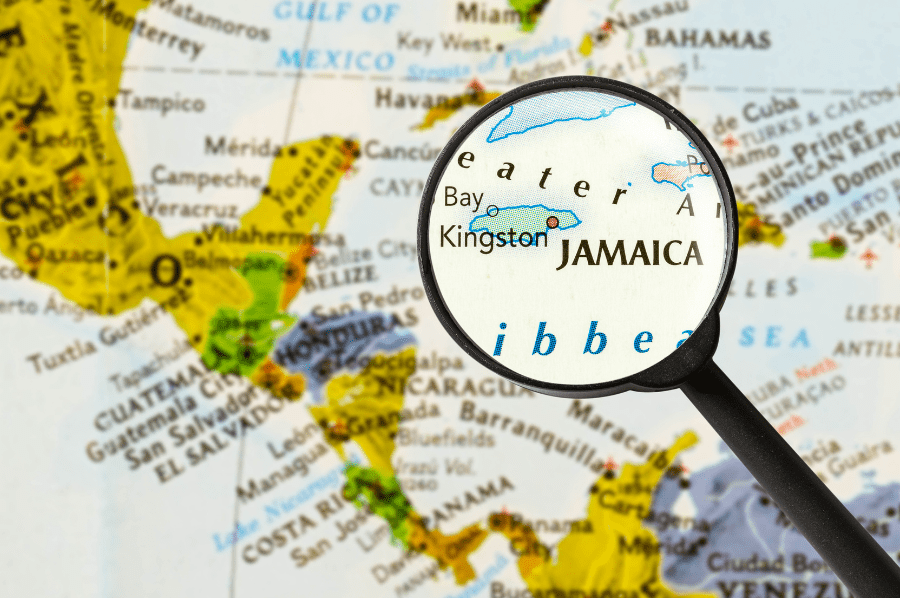 Foods From Jamaica - Map