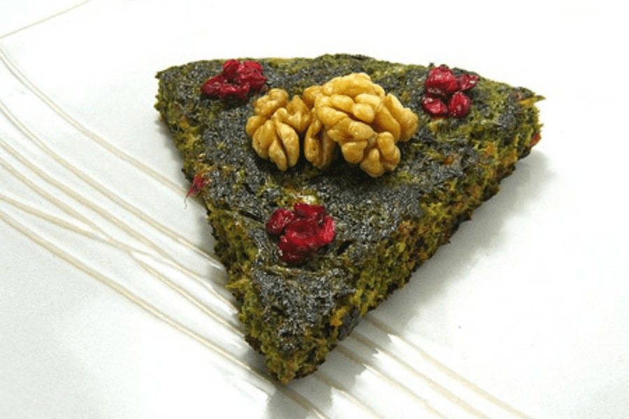 Foods from Iran - Kuku sabzi