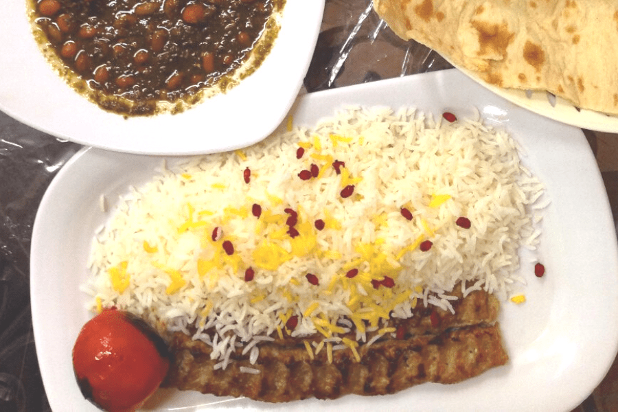 Foods from Iran - Chelo Kebab