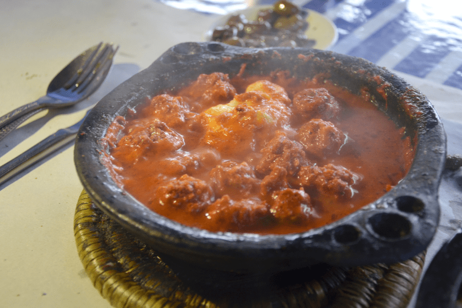 Foods from Morocco - Kefta Tagine