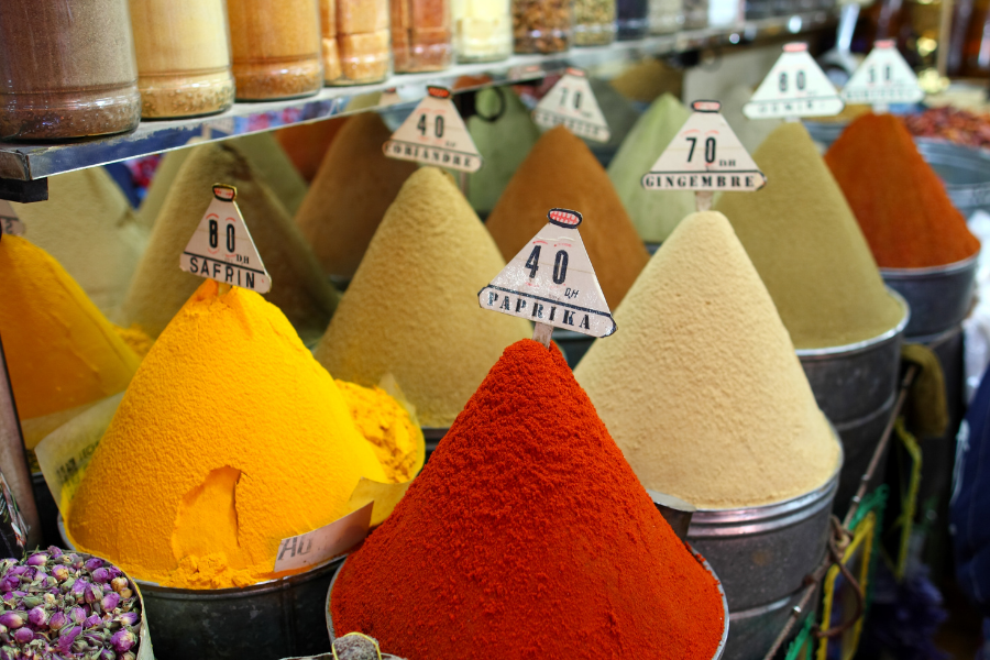 Foods in Morocco - Spices