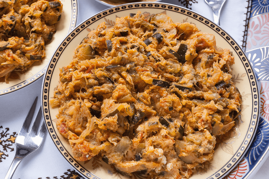 Foods from Morocco - Zaalouk