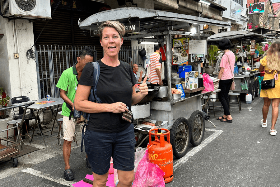 Foods in Penang Chulia Street Rach