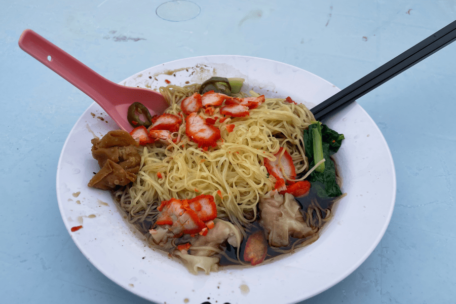 Foods in Penang Wonton Mee