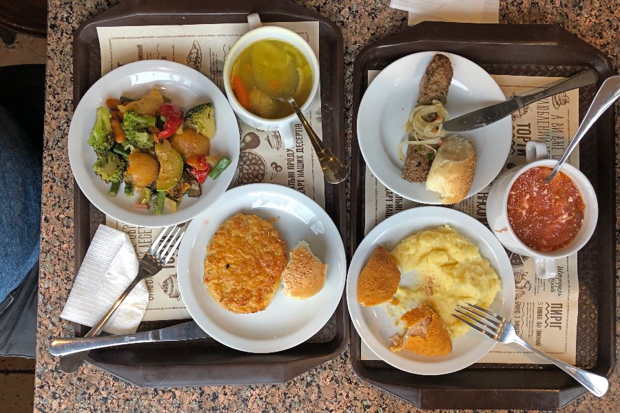 Fun things to do in Kiev - Eat at local cafeteria