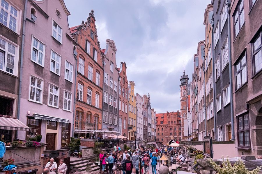 Gdansk street Poland Best Cities To Visit