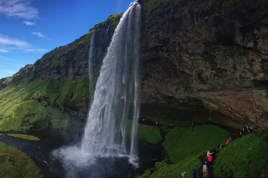 Iceland rent a car to see the country waterfalls