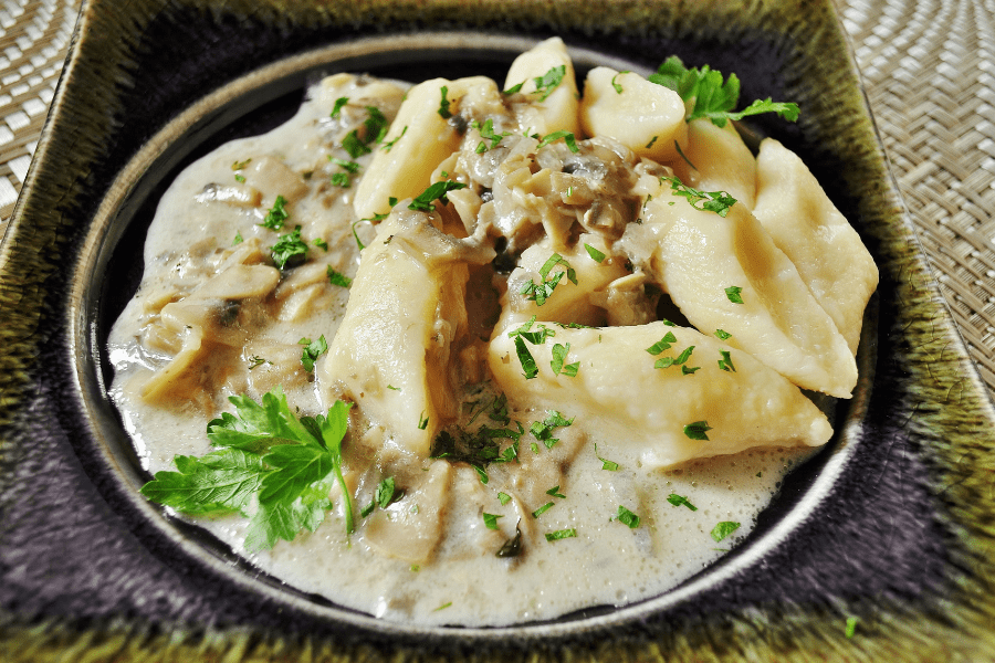 Kopytka Traditional Food from Poland