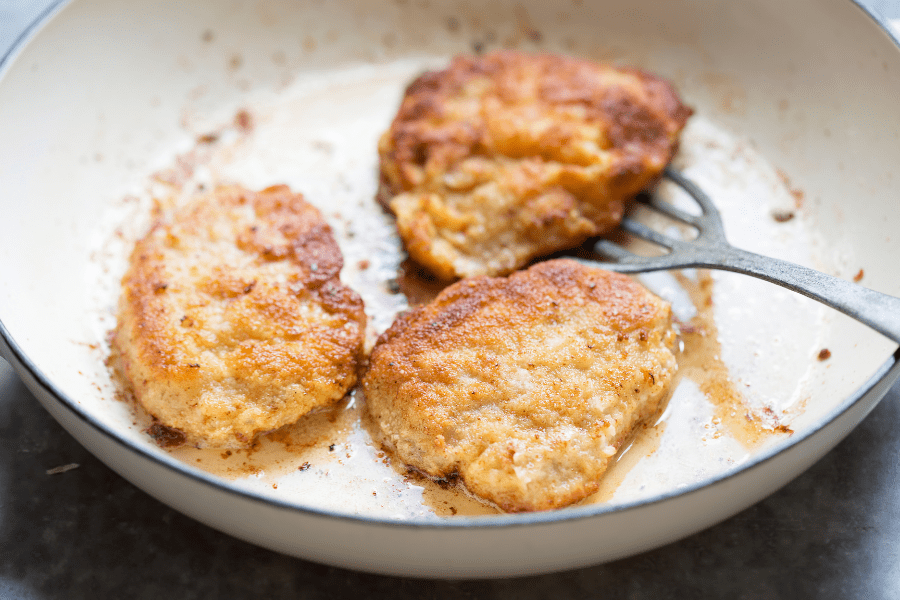 Kotlet schabowy (breaded pork cutlet) Traditional Food from Poland