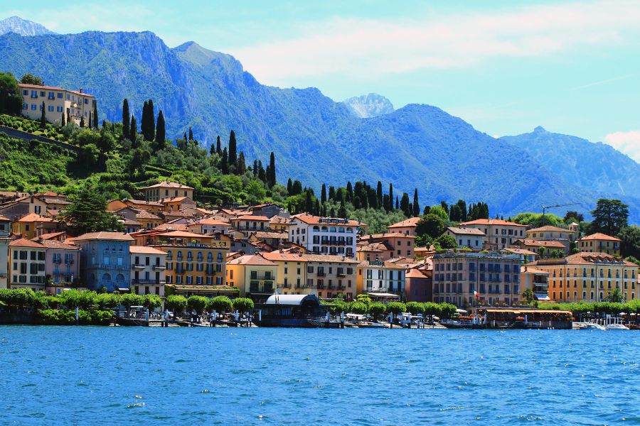 Lake Como Bellagio in Italy scenery