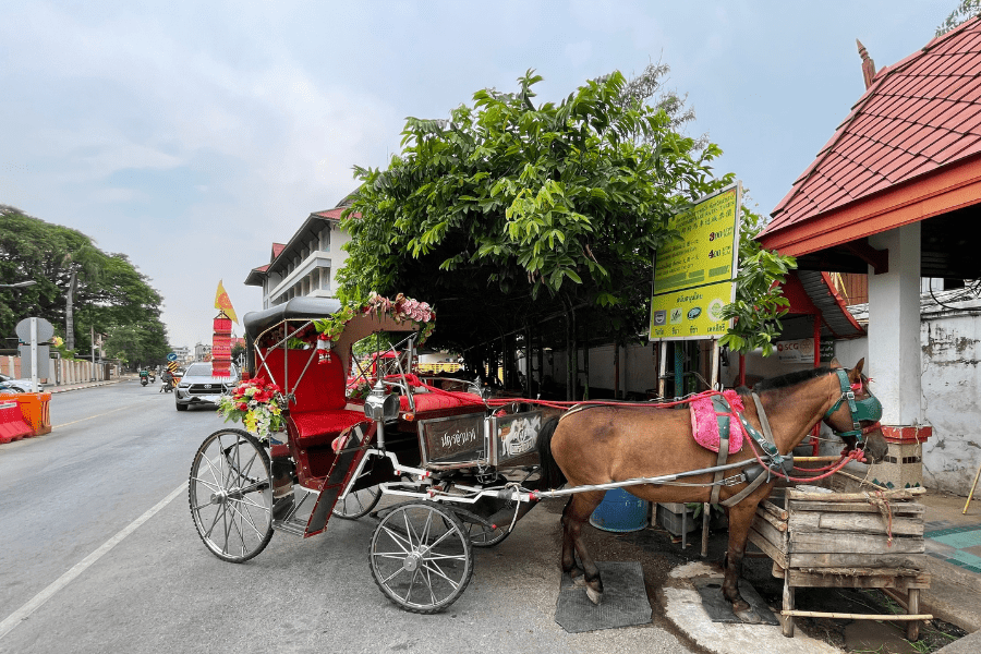 Lampang in Thailand - Horse and carriage