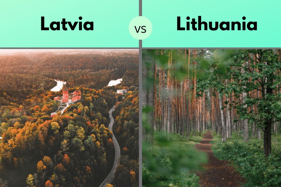 Latvia and Lithuania