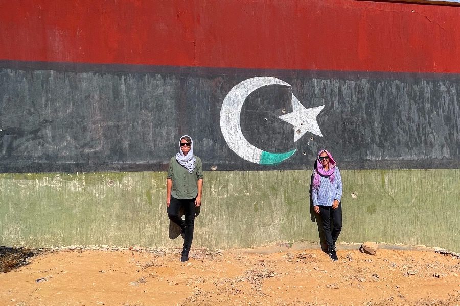 toughest countries to visit Libya flag