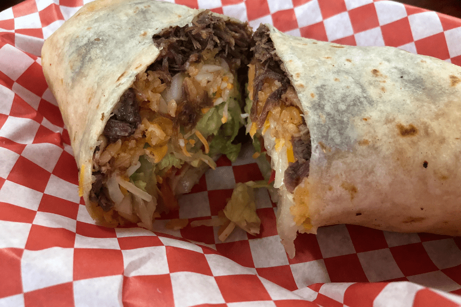 Mexican Foods in Mexico Burritos