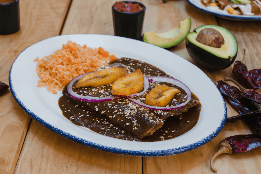 Mexican Foods in Mexico Mole