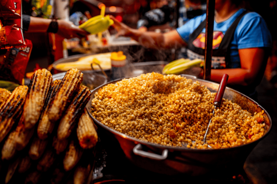 Mexican Foods in Mexico street food Elotes Esquites