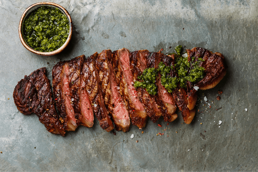 Churrasco con Chimichurri