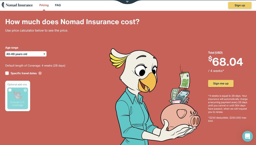 Nomads Insurance under 49