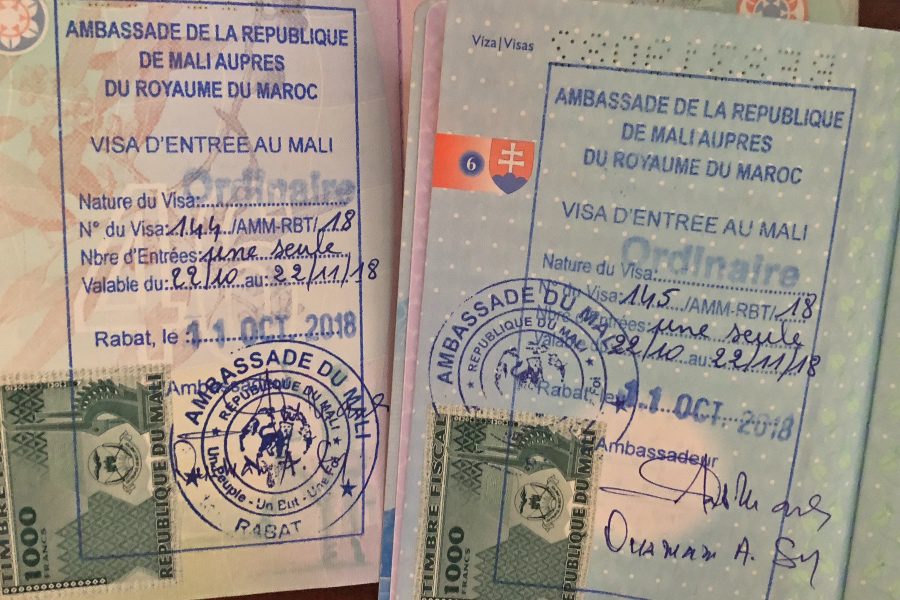 Our Mali visa