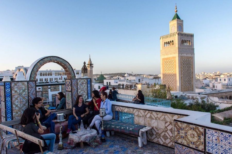 panorama cafe medina in tunis