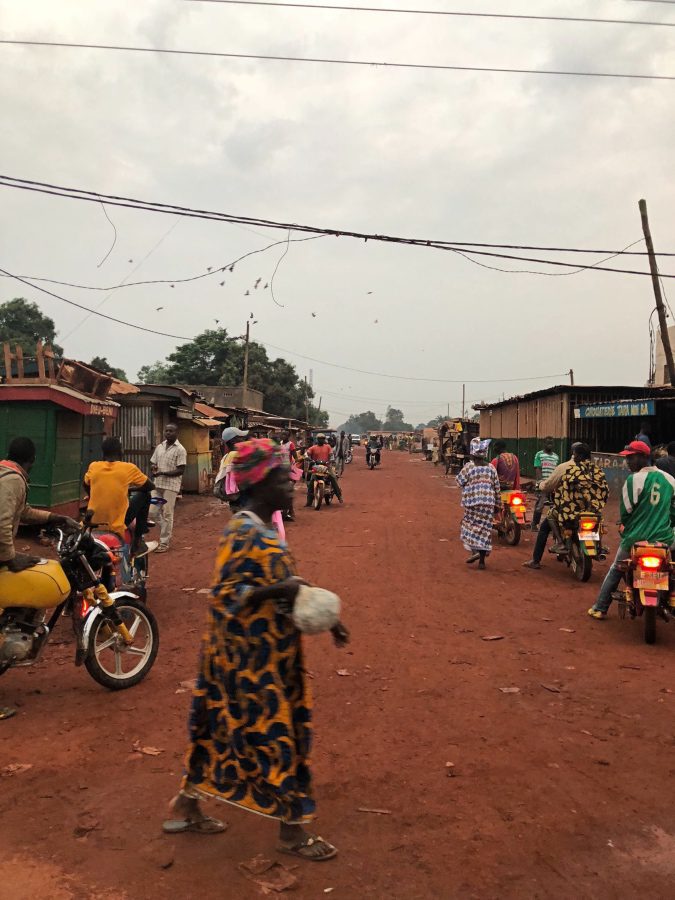 travelling central african republic street