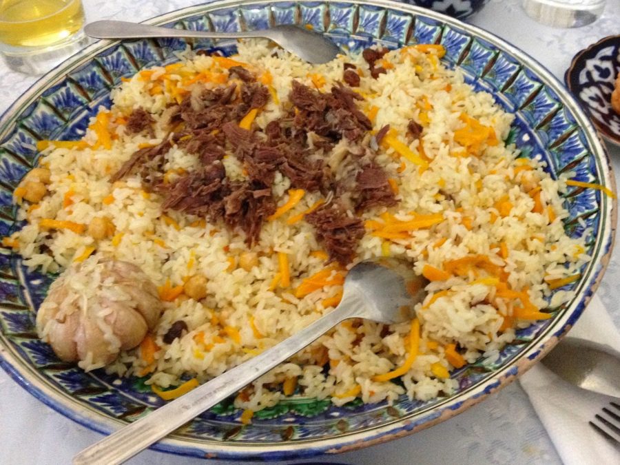 what is central asian food plov 