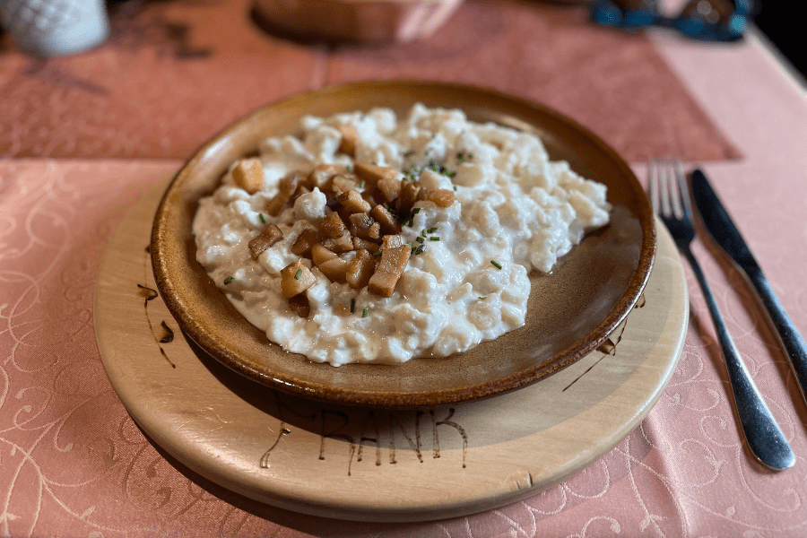Popular Food from Slovakia Bryndzové Halušky national dish