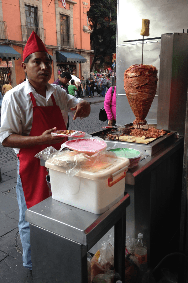 Mexican Foods Mexico Food Guide Tacos al pastor street vendor