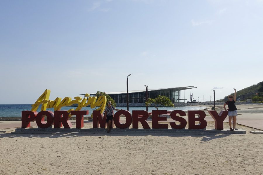 Port Moresby sign