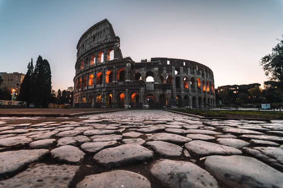 Rome in 3 Days Itinerary - Colosseum at dusk