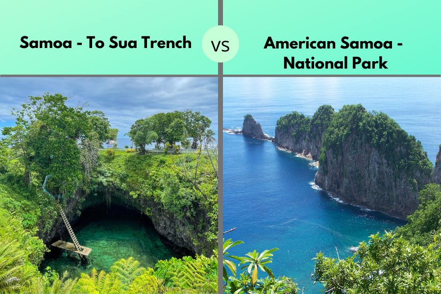 Samoa vs American Samoa what to see