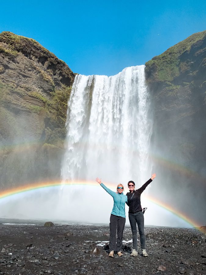 iceland on a budget Skogafoss waterfall 